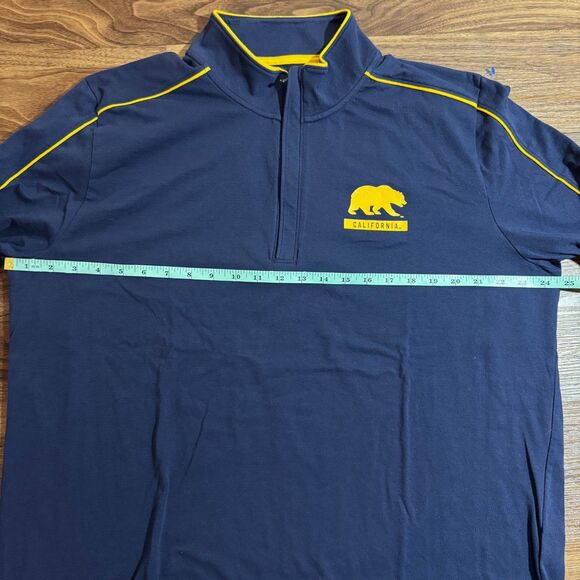 Under Armour Cali Golden Bears HeatGear Loose 1/4 Zip Mock Neck Pullover Size XL - Picture 6 of 9